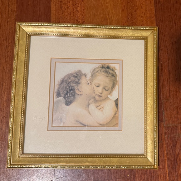Other - Gold Framed Angelic Wall Art